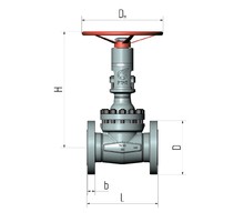 Фланцевая клиновая задвижка 31с41нж